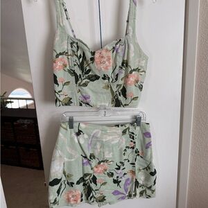 Abercrombie & Fitch Pink and Purple Mini Pencil Skirt for Cocktail